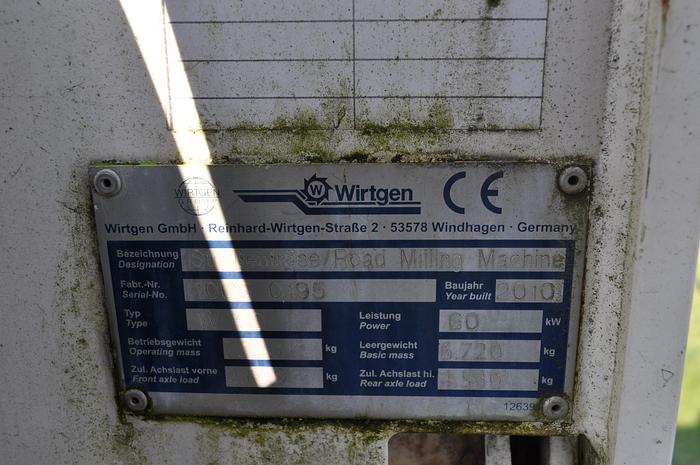 Used 2010 WIRTGEN W50