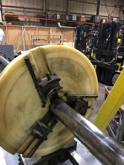 Used 60" CUSTOM SEMI-AUTOMATIC CORE CUTTER 4"-15" O.D. CAPACITY