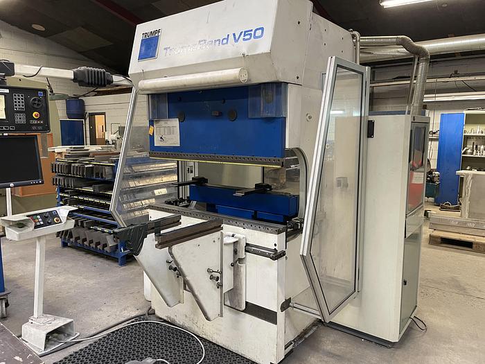 Used BRUGT CNC-KANTPRESSE FABRIKAT TRUMPF, MODEL TRUMABEND V50