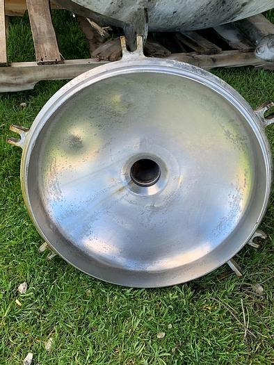 Used Tank, 1,500 Gallon, 316 Stainless Steel, Jacketed, 6' X 7', DT/DB, 50 PSI, AGIT #S743662