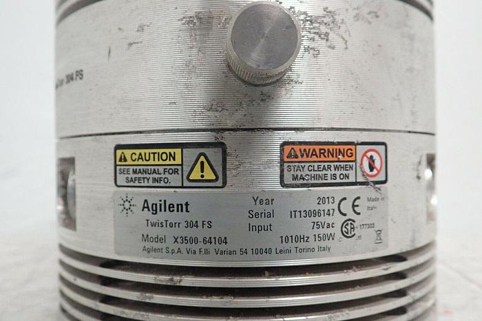 Used Agilent Technologies X3500-64104 TwisTorr 304 FS Vacuum Pump