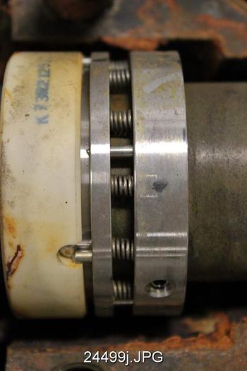 Used Goulds 3410 Goulds 3410, 6X8X14, 5 Vane Impeller, 13 1/2" Impeller Diameter, Bronze Impeller, Ductile Iron Casing, Mechanical Seal #24499