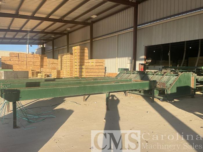 Used Hutto Wood Products Trim Saw With Infeed Deck