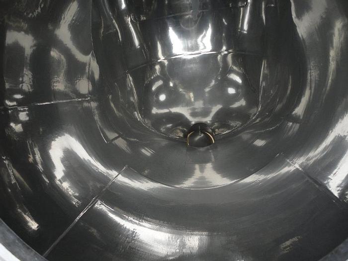 Used Mixer, V-Type, 100 CF, 316 S/st, PK, 15 HP, #S741446