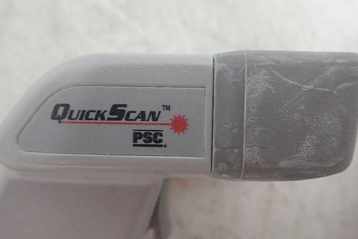 Used Lot of 3 PSC GP5385 QuickScan Laser Scanners with Stands