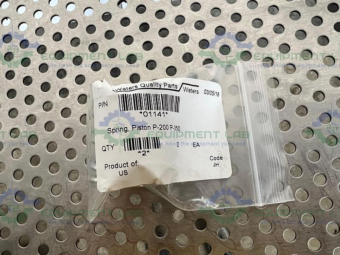 Used Lot of 2 - Waters Quality Parts 01141 Spring, Piston P-200, P350