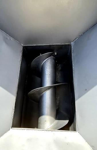 Used Przenośnik (transporter) ślimakowy, nierdzewny w korycie zamkniętym