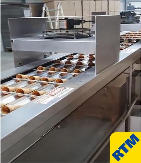 Used Rolled Wafer Cone Oven