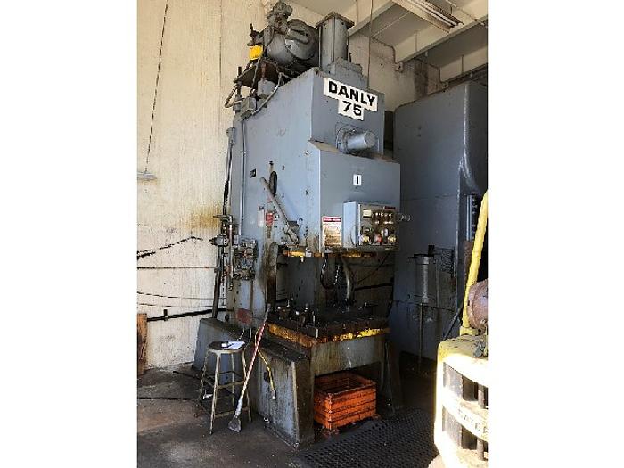 Used 75 Ton Danly OBI Mechanical Press