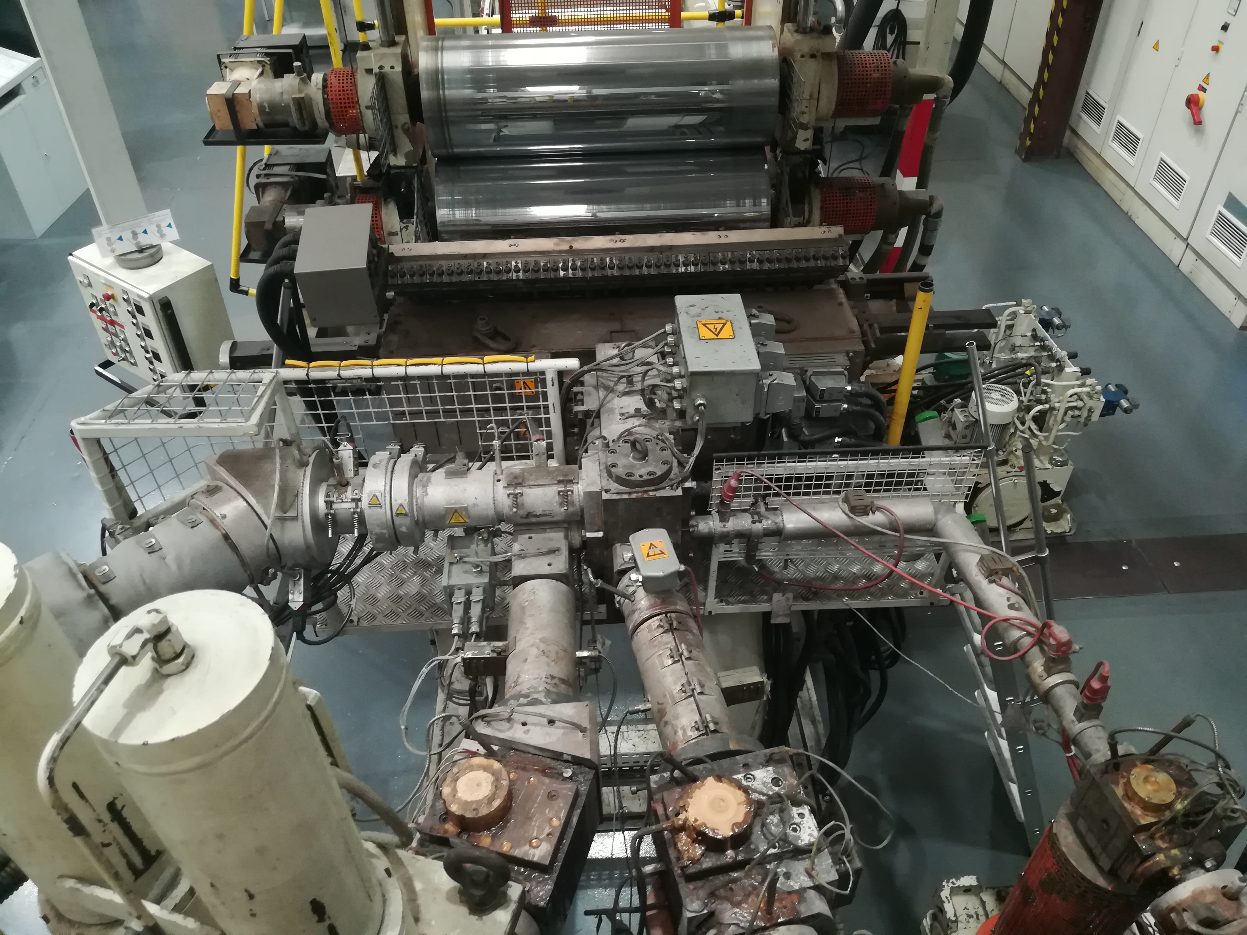Used 1994 Davis Standard PP/PS Extrusion Line