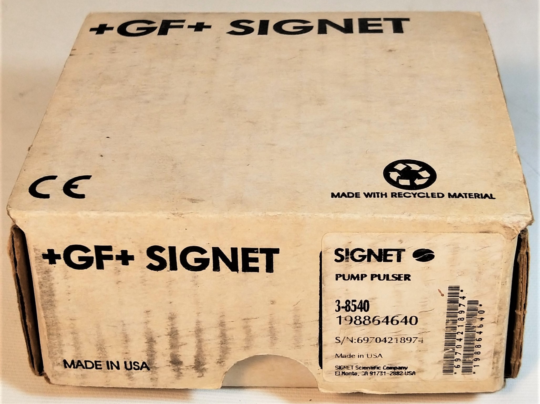 New Open Box (1500) GF Signet 3-8540 Pump Pulser Flow Transmitter