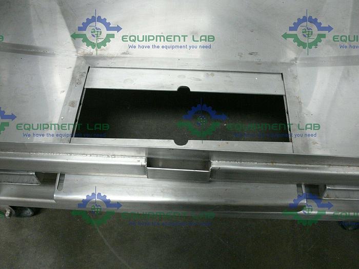 Used ConeCraft Hyclone 1000L Smartainer II Stainless Steel Bin w/ Bottom Opening