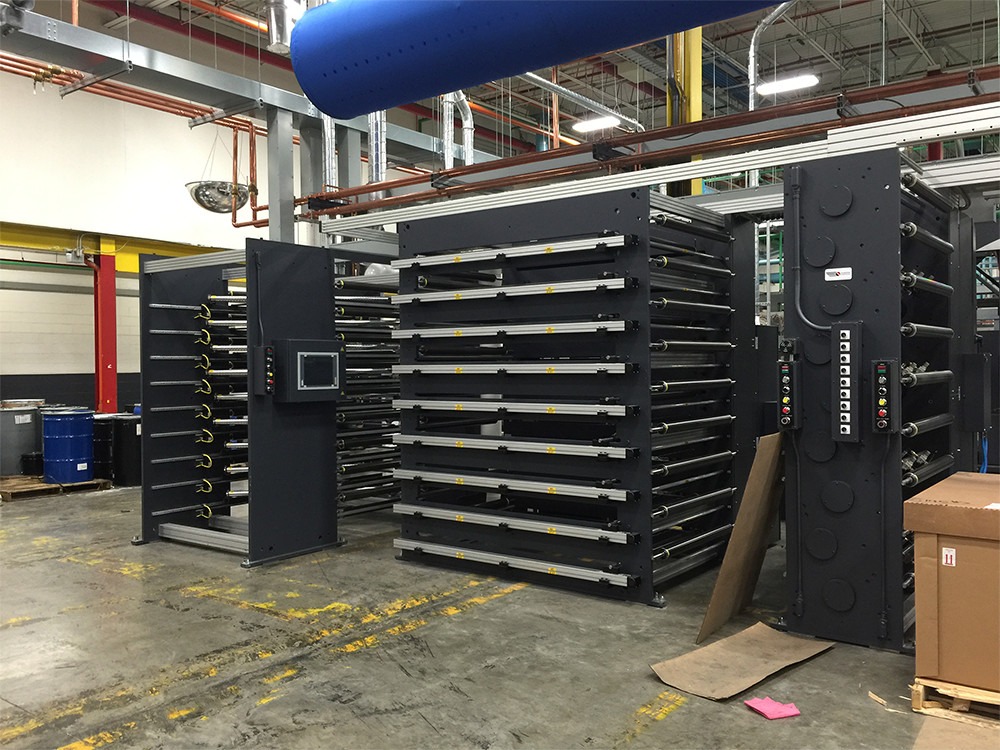 Angle Bar Deck for Inline Finishing Applications