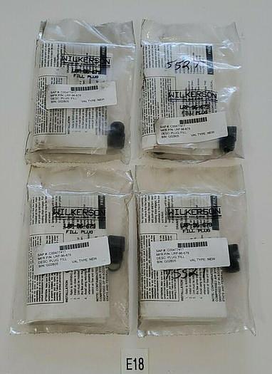 *NEW* LOT OF 4 WILKERSON LRP-96-679 Fill Plug & O-ring Lubricator Fill Plug Kit