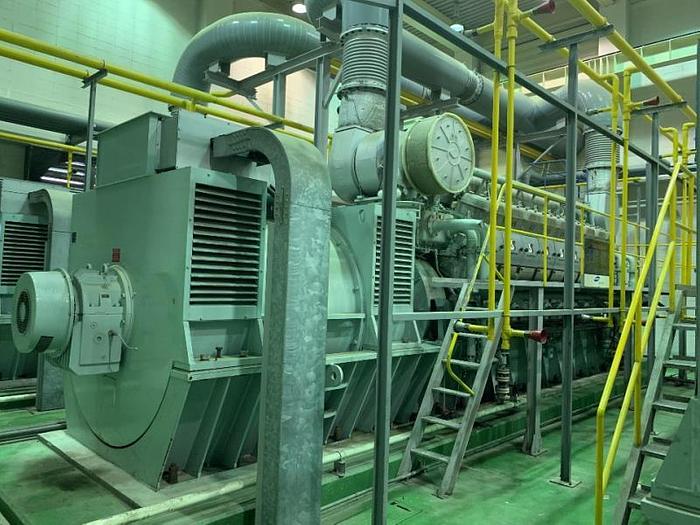 Used STX MAN 18V28/32H power plant