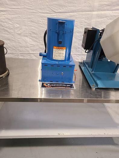 Used Nobles Tabletop Spin Dryer Chip Spinner 110V with basket Dry Metal Parts