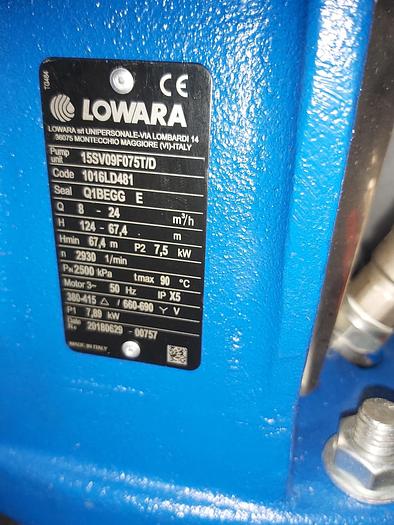 Gebraucht Druckerhöhungspumpe + Frequenzumformer, 15SV09F075T/D - HV 4.075, Lowara,  gebraucht-Top