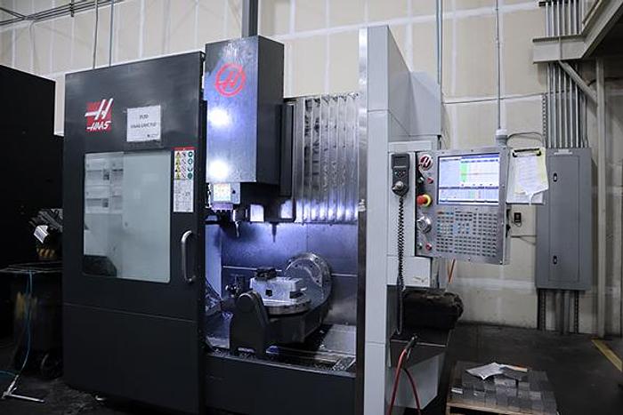 Used 2017 HAAS UMC-750 5-Axis CNC Vertical Machining Center