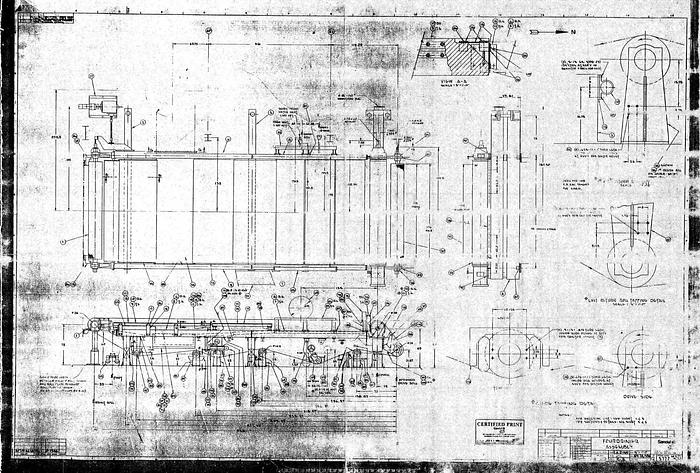 Used Fourdrinier, 175" Wire Width, Cantiliver Type #26540