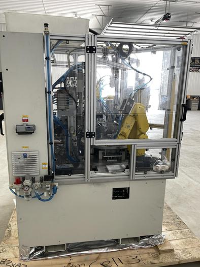 Used FACE MASK NOSE CLIP FANUC ROBOTIC ASSEMBLE AND ATTACHING CELL BY ACE NEW 2020