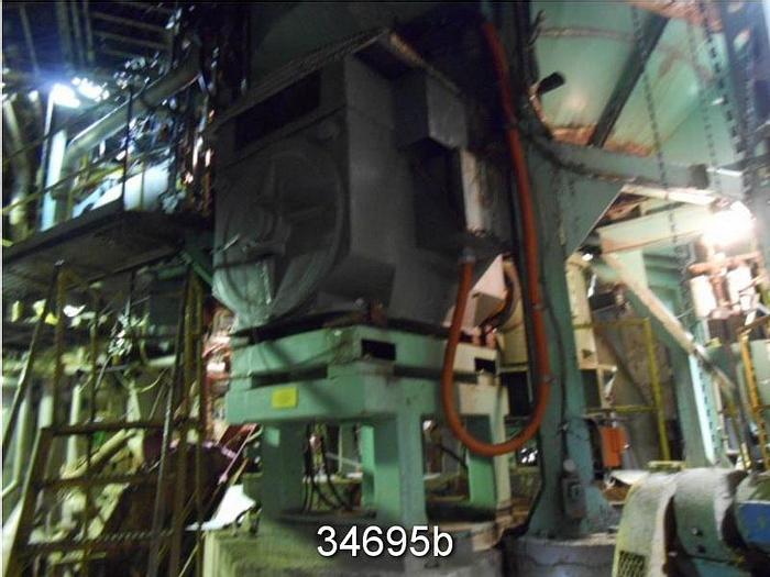 Used Kadant 14' Pulper, 57" Vokes Rotor, Diamond Grip Extraction Plate #34695