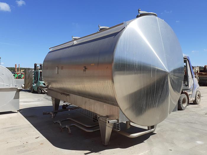 Used Depósito de inox horizontal de 15.000 litros