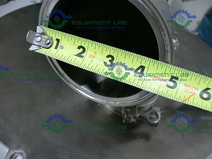 Used Industrial Powder Hopper w/ SEW-Eurodrive SAF67 AM143 Gear Reducer & 1HP Motor