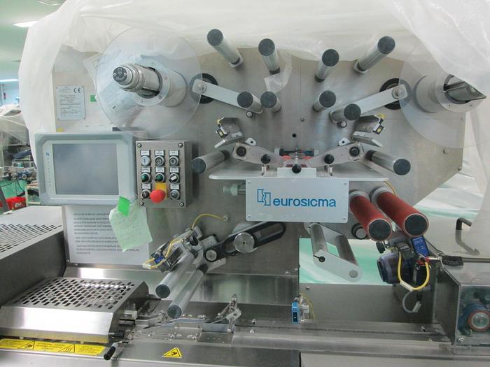 Used (2) EUROSICMA CANDY CUT AND FLOWPACK WRAPPERS