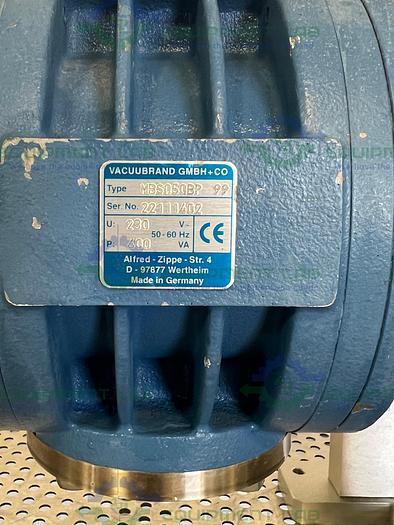 for parts or not working Vacuubrand MBS050BP 99 Diaphragm Vacuum Pump w/ ATB RBF0.25/2-7R Motor