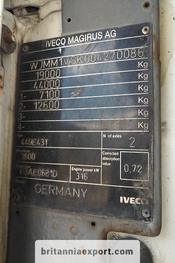Used 2003 IVECO Eurotech 440E43 tractor unit