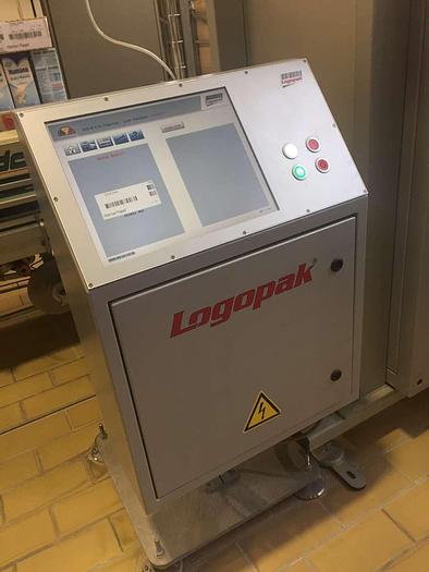 Used 2012 Haftetikettendrucker und -spender Logopak 920 III TE