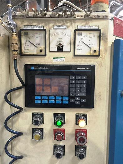 Used 84" DUSENBERY SLITTER REWINDER MODEL 800GB 50" REWIND DIAMETER