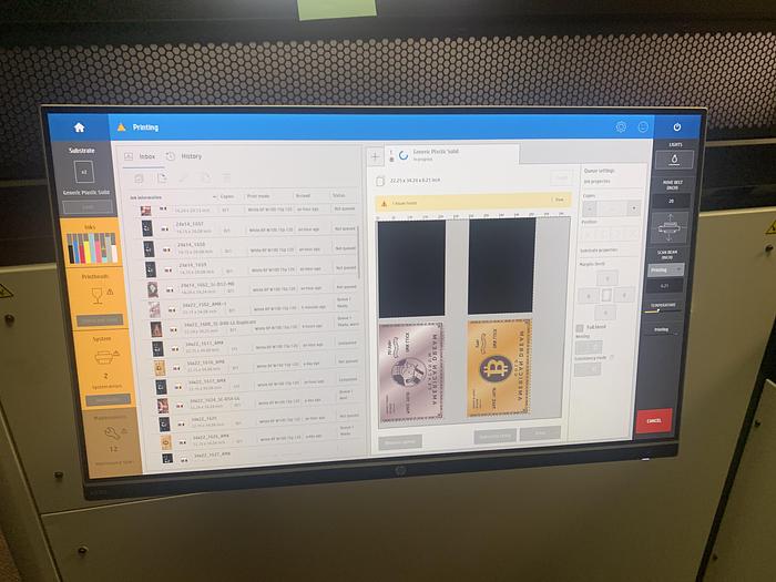 Used 2020 HP Scitex R1000