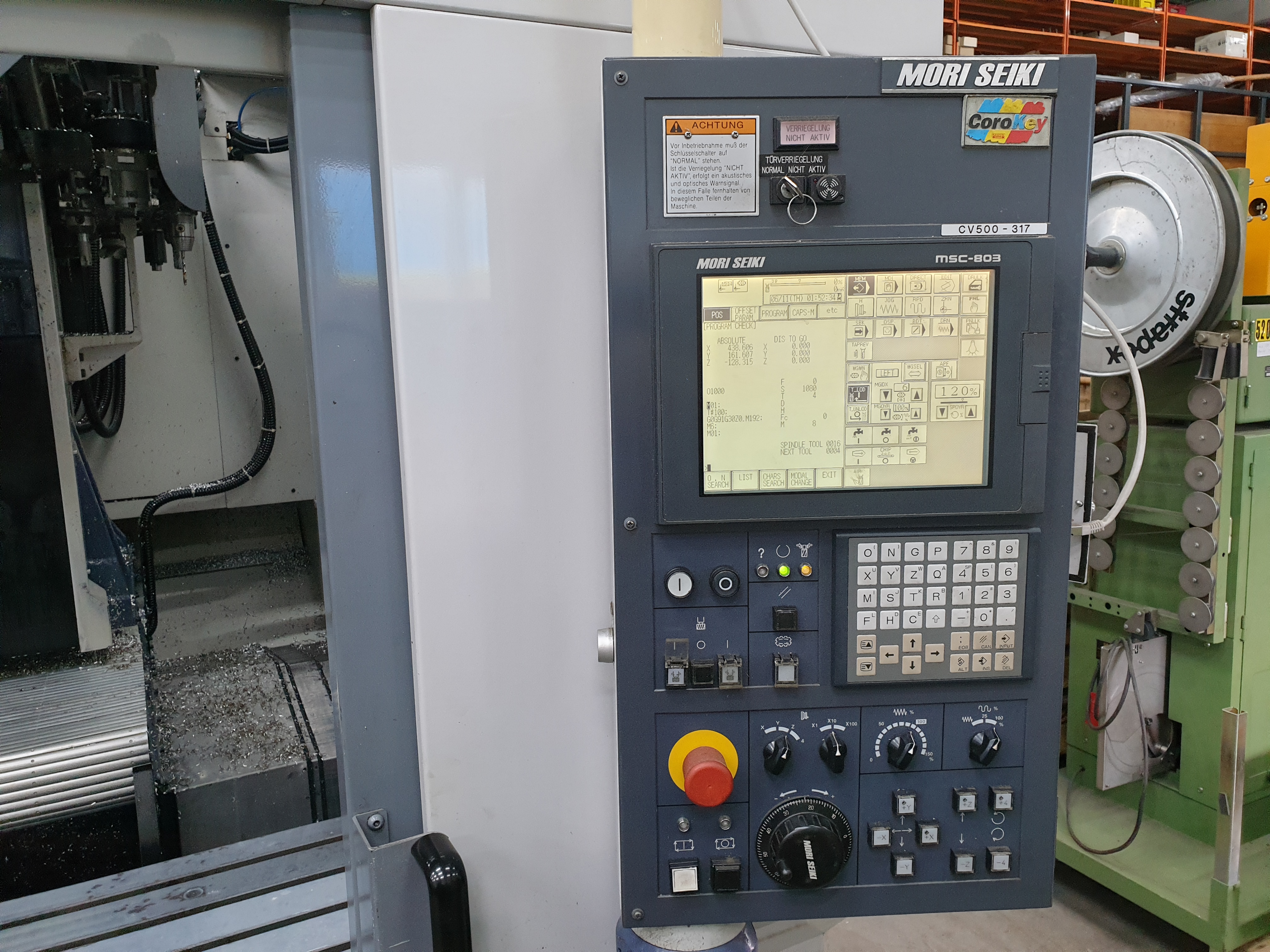 Gebruikt 1996 Mori Seiki CV-500