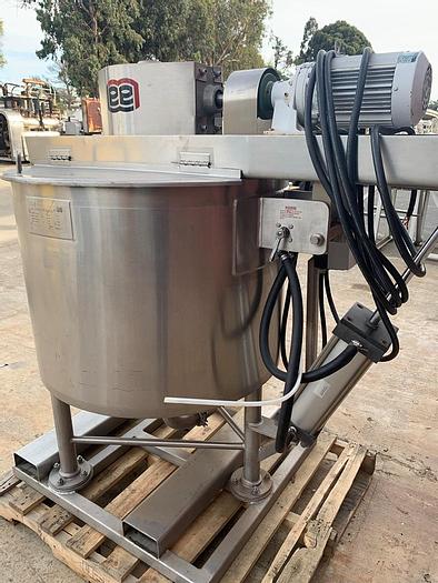 Used Kettle, 60 Gallon, S/st, Jkt, Scrape Agit, Lee, Tilt #S744220