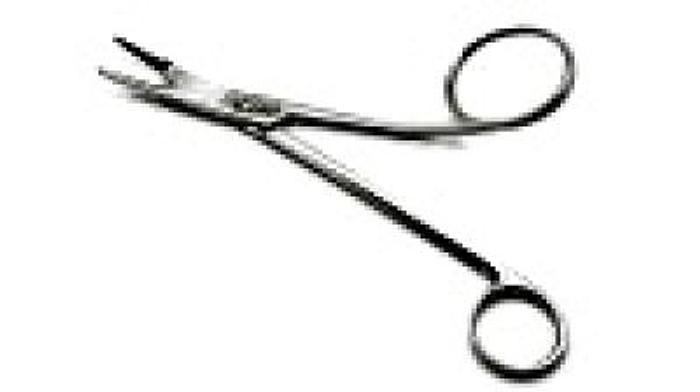 Used Holder Suture Needle and Scissor Gillies Stille Right Handed AESCULAP YL0076