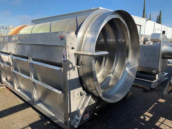Used Lyco Single Drum Rotary Wastewater Screen