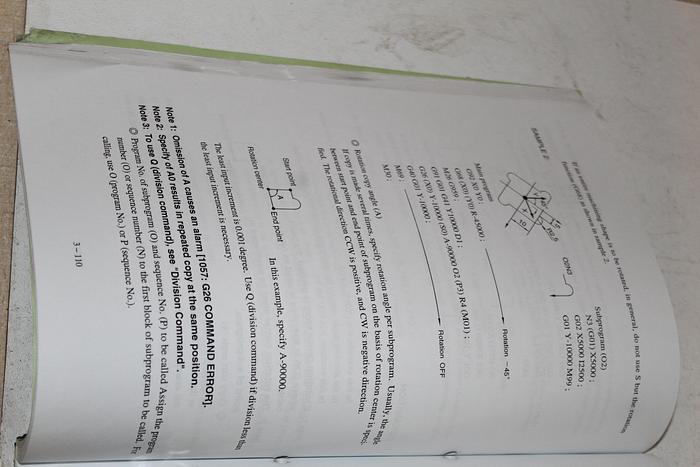 Parts Only Makino Instruction Manual Sinker EDM MGH Generator Programming (B5)