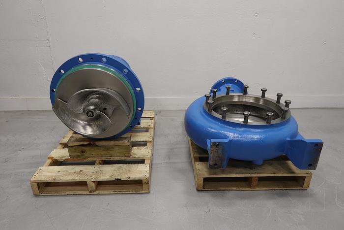 Used Goulds 3175 8x10x18H Pump, Stainless Steel Suction Plate #43875