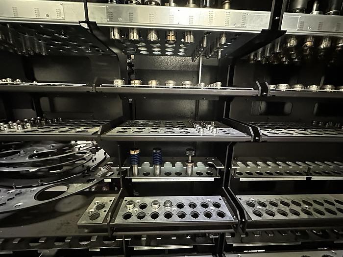 Used 2013  Amada  Acies 2515T Punch/CO2 LASER WITH TOOL LOADER, TOOLING, SPINDLE