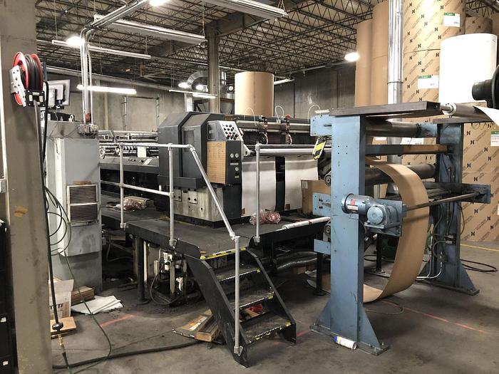 Used 57" (1.44M) MAXSON DUAL ROTARY KNIFE SHEETER 1999