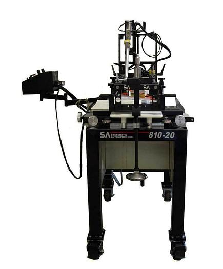 Used Systematic Automation 810-20 Semi-Automatic Screen Printer w/ Manual USED 7840R