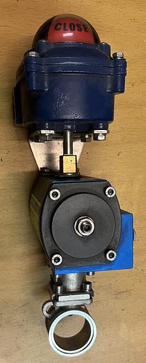 WM 2 SRC actuator with stainless steel valve and position monitoring switch, type ITS-100