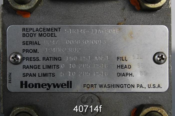Used Honeywell ST300 Smart Transmitter, Model STR14G-11A-1B0AFAAA1000-CC,DM,LP,MB. C1C3-814B #40714