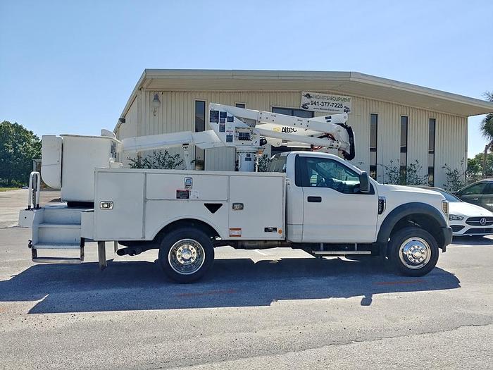 Used Altec AT37G 42ft Bucket Boom on 2018 Ford F550 Reg Cab Utility Truck - 75432