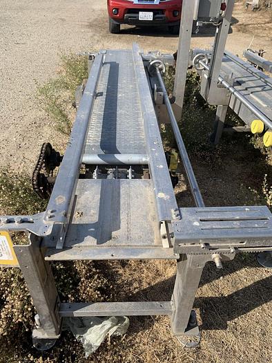 Used Conveyor, Belt, 12" x 6.5', S/st, Plastic Belt, Boxes #S744696