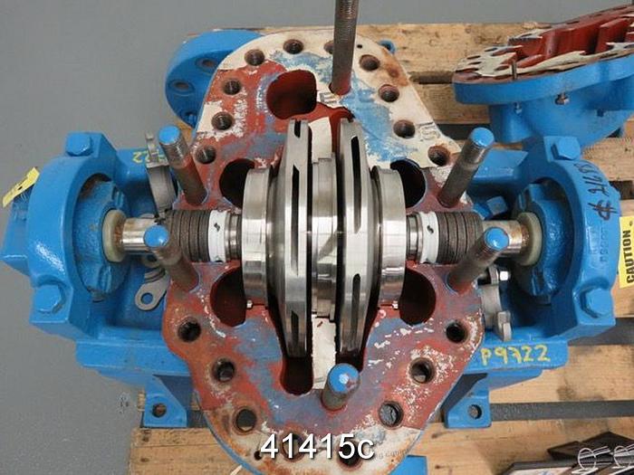 Used Goulds Split Case Pump 3x4x11, Full Size Impeller Diameter #41415