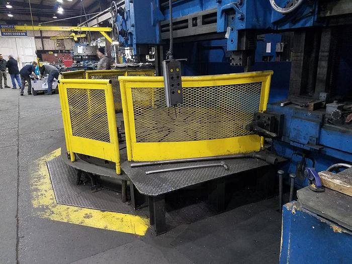 Used 1955 100" King Vertical Boring Mill, Model 100