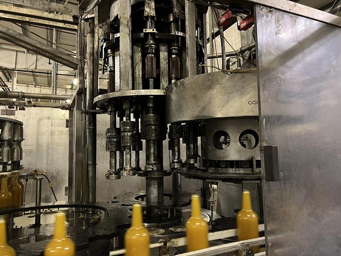 Used Pacific Packaging MonoBloc Liquid Rotary  Filler-Capper