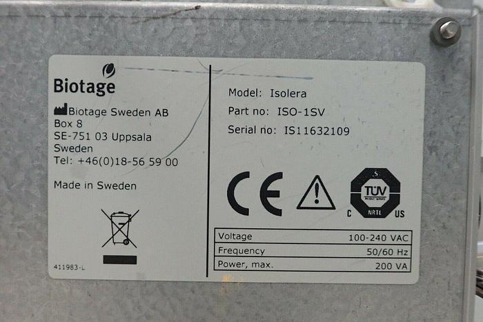 Used Biotage Isolera One Flash Purification Chromatography ISO-1SV